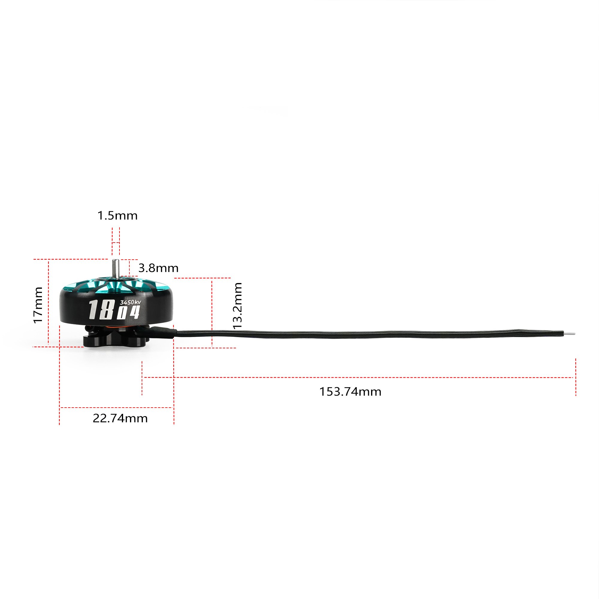 GEPRC SPEEDX2 1804 2450KV/3450KV Motor - Image 12
