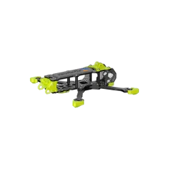 FLYFISHRC VOLADOR VX3 - 3 INCH T700 O4 FREESTYLE FRAME - YELLOW/BLACK - Image 9