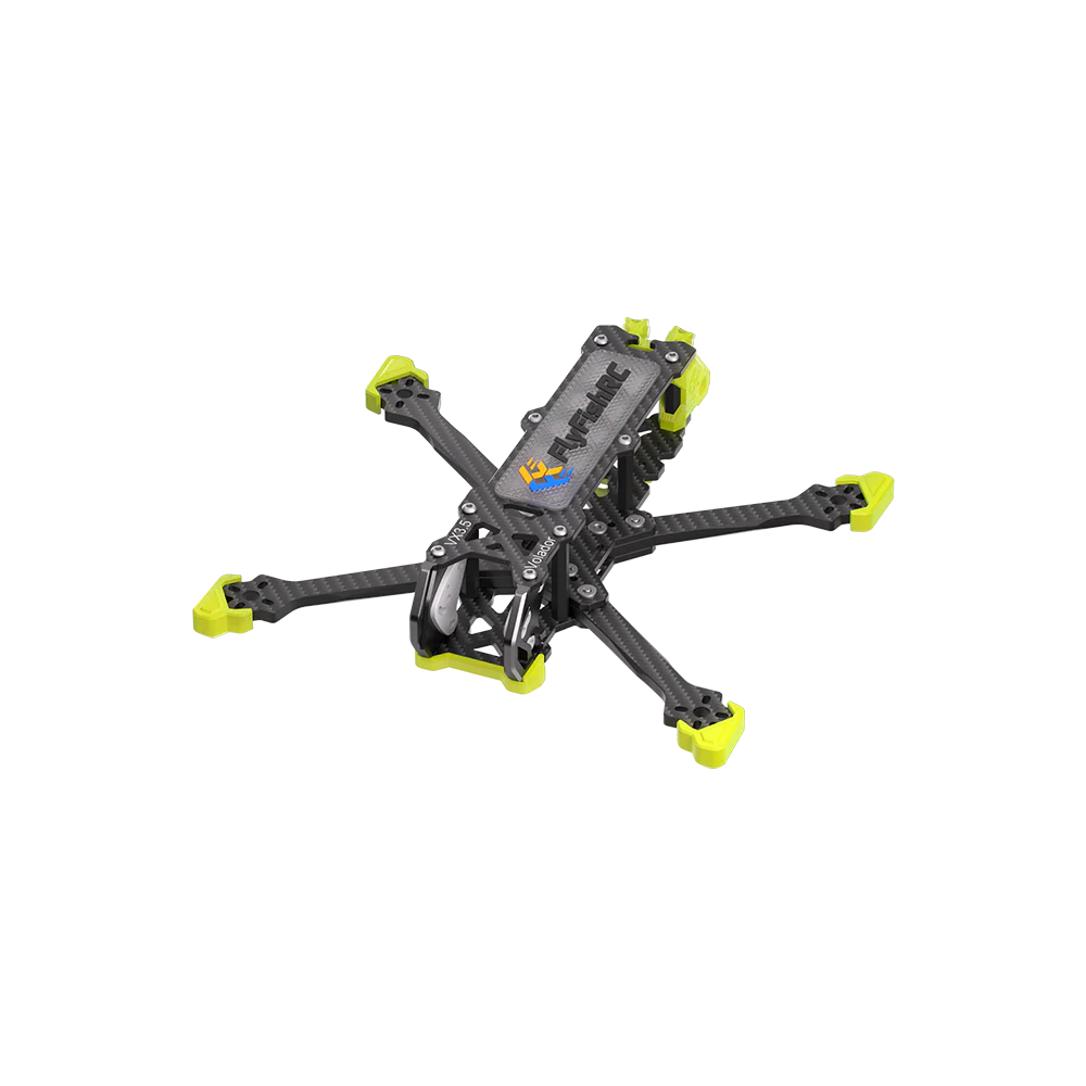 FLYFISHRC VOLADOR VX3.5 - 3.5 INCH T700 O4 FREESTYLE FRAME - YELLOW/BLACK - Image 4