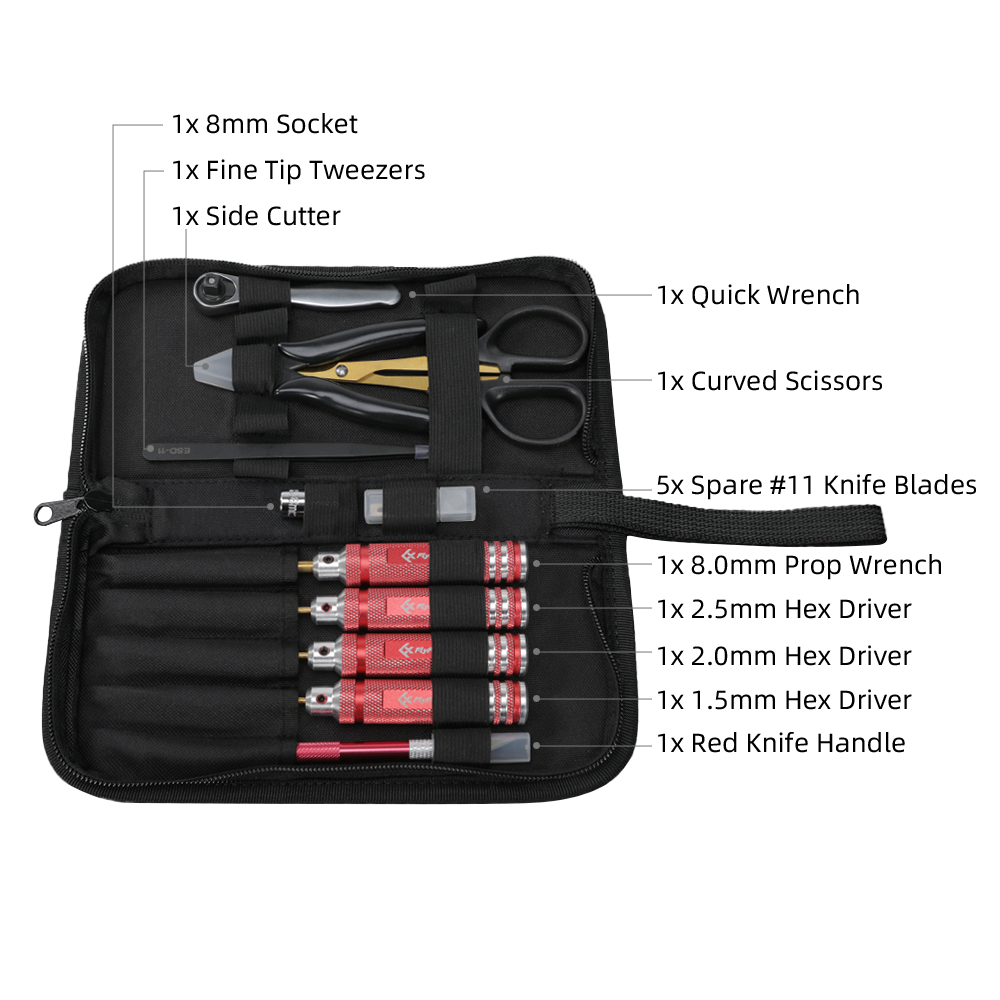 FLYFISHRC TOOL KIT - 9PCS - Image 2