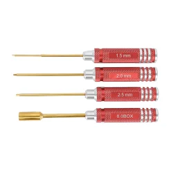 FLYFISHRC HEX SCREW DRIVER - TITANIUM WRENCH TOOL KIT - 4PCS - Image 3