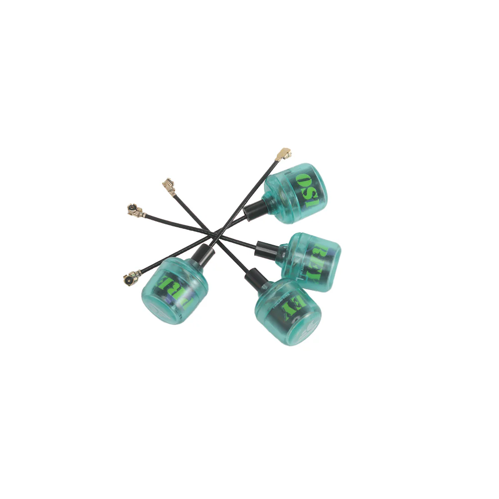 FLYFISHRC OSPREY 5.8GHZ 40MM IPEX/UFL LHCP STUBBY ANTENNA CYAN - Image 3