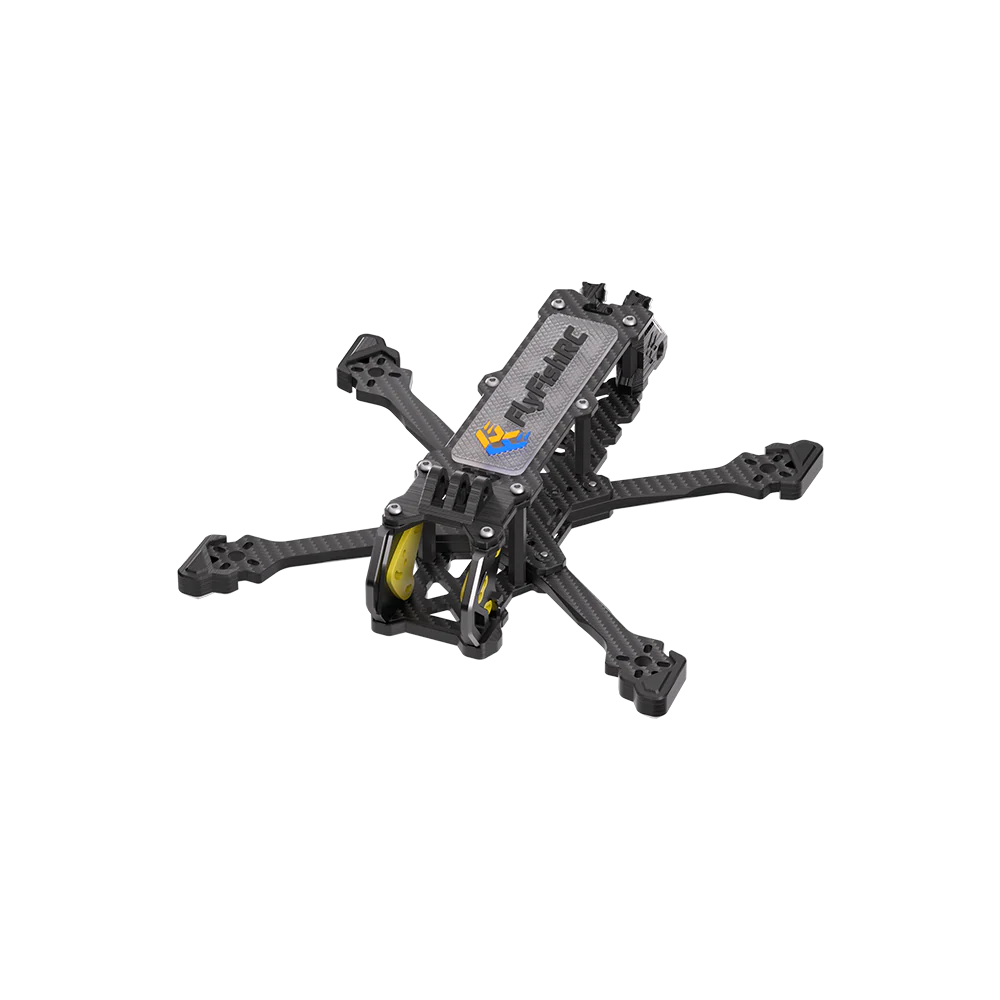 FLYFISHRC VOLADOR VX3 - 3 INCH T700 O4 FREESTYLE FRAME - YELLOW/BLACK - Image 2