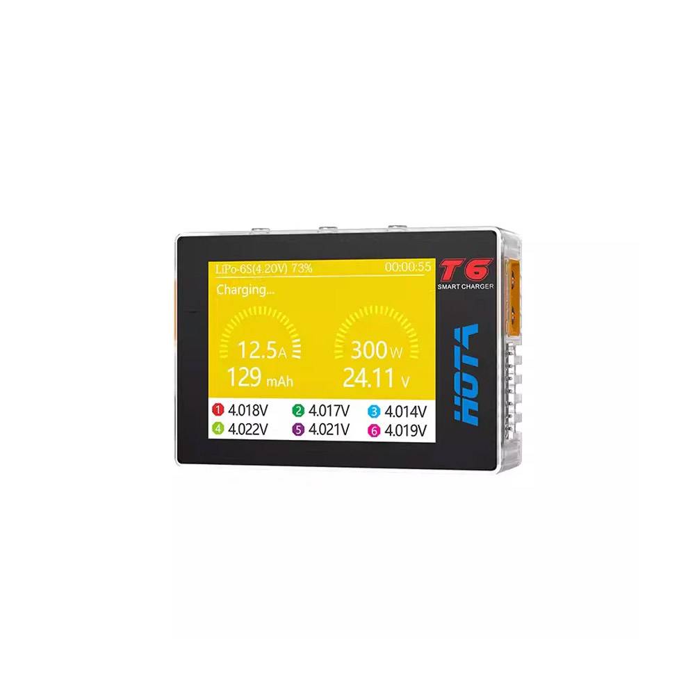 HOTA T6 300W PD 90W 15A 1-6S DC LiPo Battery CHARGER - XT60 - Image 3